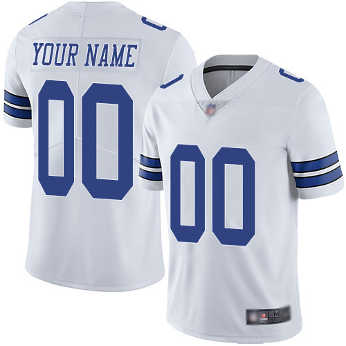 Limited White Men Road Jersey NFL Customized Football Dallas Cowboys Vapor Untouchable